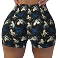 thumbnail image 1 of Sikiie Octopus 1 Print Workout Shorts Women Scrunch Butt Gym Shorts Seamless High Waist Tummy Control Yoga Biker Athletic Shorts, 1 of 5