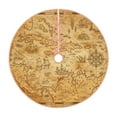 thumbnail image 1 of Sikiie Old Vintage Map Of Sea Nativity Christmas Tree Skirt, Jesus Christian Winter Holiday Tree Mat Decoration(30-48IN)30", 1 of 6