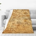 thumbnail image 1 of Sikiie Old Vintage Map Of Sea Ultra-Soft Micro flannel Blanket Luxury All Seasons Warm Blanket for Bedding Sofa and Travel (4 sizes)-40"x30", 1 of 7