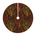 thumbnail image 1 of Sikiie Orange Dreamcatcher Christmas Tree Skirt, Christmas Tree Decorations, Christmas Decor, Tree Mat Decoration(30-48IN)-30", 1 of 6