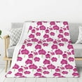 thumbnail image 1 of Sikiie Orchids Flowers Cozy Flannel Fleece Throw Blanket: Lightweight & Thick for All Seasons - Perfect for Women, Men, & Kids"60"x50", 1 of 6