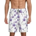 thumbnail image 1 of Sikiie Orchids Flowers Mens Pajama Shorts, Lightweight Lounge Pant with Pockets Soft Sleep Pj Shorts for MenMedium, 1 of 6