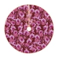 thumbnail image 1 of Sikiie Orchids Flowers Nativity Christmas Tree Skirt, Jesus Christian Winter Holiday Tree Mat Decoration(30-48IN)36", 1 of 6