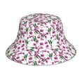 thumbnail image 1 of Sikiie Orchids Flowers Reflective Double-Sided Bucket Hat, Sun Hat, for Gardening, Beaching, Camping, Hiking, Fishing, 1 of 6