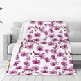 thumbnail image 1 of Sikiie Orchids Flowers Ultra-Soft Micro flannel Blanket Luxury All Seasons Warm Blanket for Bedding Sofa and Travel (4 sizes)-60"x50", 1 of 7