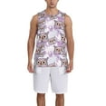 thumbnail image 1 of Sikiie Owl And Floral Basketball Jersey Reversible Men's Mesh Athletic Sports Shirts Training Practice S-4XLMedium, 1 of 6