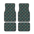 thumbnail image 1 of Sikiie Owl Doodle Car Foot Mat Set of 4 Pieces Basics Universal Fit Rubber Carpet Floor Mats For Car SUV Van & Truck, 26.8"L x 17.3"W (Front), 13"L x 17.3"W(Rear), 1 of 6