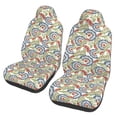 thumbnail image 1 of Sikiie Paisley Floral 5 Car Seat Protector 2 Pack Car Seat Cushion Mat, Car Seat Covers for SUV, Truck, Van, 1 of 7
