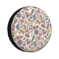 thumbnail image 1 of Sikiie Paisley Flowers PVC Leather Spare Tire Wheel Cover Spare Tire Cover, for Car Truck SUV Camper Trailer Universal Fit(14-17in)-16 inch, 1 of 6