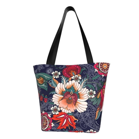 Sikiie Paisley2 Shoulder Bag Casual Hobo Crossbody Tote Bag for Women and Men Large Purse Messenger Bag Travel Work