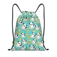thumbnail image 1 of Sikiie Panda Bathing Drawstring Backpack Drawstring Bags, Draw String Back Bag for Sports, Gym, Travel, Swimming, Beach-Small, 1 of 6