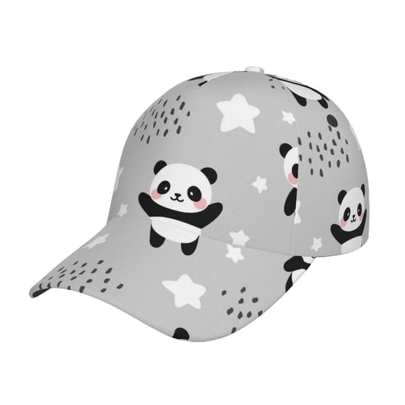Sikiie Pandas Unisex Vintage Washed Unstructured Baseball Cap Soft Cap Adjustable Unisex Baseball Hat Dad Hat