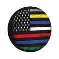 thumbnail image 1 of Sikiie Patrick’s Day Gnomes Tire Cover Wheel Protectors Tyre Covers Weatherproof Wheel Covers Universal Fit for Trailer Rv SUV Truck Camper Travel Trailers-14 inch, 1 of 6