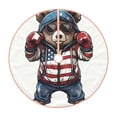 thumbnail image 1 of Sikiie Patriotic Boxing Bear Art Christmas Tree Skirt, Christmas Tree Decorations, Christmas Decor, Tree Mat Decoration(30-48IN)-36", 1 of 6