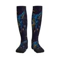 thumbnail image 1 of Sikiie Peacock Feathers 1 Pairs Compression Socks for Men and Women 15-20 mmHg Running Support Socks, 1 of 7