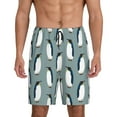 thumbnail image 1 of Sikiie Penguin Mens Pajama Shorts, Lightweight Lounge Pant with Pockets Soft Sleep Pj Shorts for Men3X-Large, 1 of 6