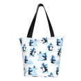 thumbnail image 1 of Sikiie Penguin Winter Fun Shoulder Bag Casual Hobo Crossbody Tote Bag for Women and Men Large Purse Messenger Bag Travel Work, 1 of 6