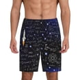 thumbnail image 1 of Sikiie Physical Formulas Mens Pajama Shorts, Lightweight Lounge Pant with Pockets Soft Sleep Pj Shorts for MenLarge, 1 of 6