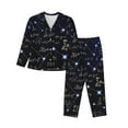 thumbnail image 1 of Sikiie Physical Formulas Women's Long-Sleeve Shirt and Full-Length Bottom Pajama Set (s-xxl)-X-Large, 1 of 7