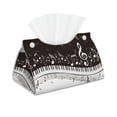thumbnail image 1 of Sikiie Piano Keys With Musical Notes Leather Tissue Box Cover Rectangle, Long Tissue Box Cover, Tissue Box Holder, Tissue Holder for Bathroom, 1 of 7