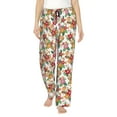 thumbnail image 1 of Sikiie Pineapple Flower Women’s Ultra-Soft Comfy Lounge Pants Sleepwear Comfy Lounge Pants Drawstring Sleep Bottoms with PocketsXX-Large, 1 of 6