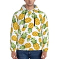 thumbnail image 1 of Sikiie Pineapple Men's Hoodie, Essentials Hoodie, Sweatshirt, Pullover Hooded Sweatshirt for Men-Small, 1 of 7