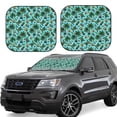 thumbnail image 1 of Sikiie Pineapple Sea Turtle Print Foldable Car Windshield Sun Visor, Car Window Sunshade Suitable for Sedan, SUV and Truck Car Accessories-Small, 1 of 6