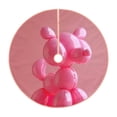 thumbnail image 1 of Sikiie Pink Balloon Puppy Art Christmas Tree Skirt, Christmas Tree Decorations, Christmas Decor, Tree Mat Decoration(30-48IN)-36", 1 of 6