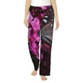thumbnail image 1 of Sikiie Pink Blossoms Butterfly Women’s Lounge Pants, Lounge Pants Sleep Bottoms, Lounge for Women, Womens Pajama Pants -Medium, 1 of 6