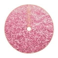 thumbnail image 1 of Sikiie Pink Glitter Christmas Tree Skirt, Christmas Tree Decorations, Christmas Decor, Tree Mat Decoration(30-48IN)-48", 1 of 6
