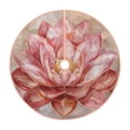 thumbnail image 1 of Sikiie Pink Lotus Christmas Tree Skirt, Christmas Tree Decorations, Christmas Decor, Tree Mat Decoration(30-48IN)-36", 1 of 6