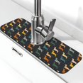thumbnail image 1 of Sikiie Plaid Dachshund Splash Guard for Sink Faucet-1 PC Super Absorbent Fast Drying Mat Sink Gadgets-Splash Guard for Kitchen, Sink Mat, 1 of 7