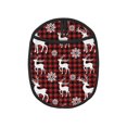 thumbnail image 1 of Sikiie Plaid Reindeer Snowflakes Silicone Pot Holders, Oven Mitts Heat Resistant Hot Pads, Non Slip Pot Holder for Kitchen Baking and Cooking 9.4 x 7.5 Inches, 1 of 7
