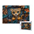 thumbnail image 1 of Sikiie Playful Leopard Art Puzzle, Jigsaw Puzzles, Jigsaw Puzzles 1000 Pieces, Custom Jigsaw Puzzle for Adults (29.5×19.7in, Horizontal), 1 of 9