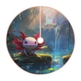 thumbnail image 1 of Sikiie Pond Cute Axolotl Nativity Christmas Tree Skirt, Jesus Christian Winter Holiday Tree Mat Decoration(30-48IN), 1 of 6
