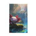 thumbnail image 1 of Sikiie Pond Cute Axolotl Waffle Weave Kitchen Dish Cloth,Super Absorbent Kitchen Dish Towels 16*26 Inches for Dish Rags Washing Dishes, Drying Dishes, 1 of 7