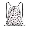thumbnail image 1 of Sikiie Poodle Dog Drawstring Backpack Drawstring Bags, Draw String Back Bag for Sports, Gym, Travel, Swimming, Beach-Medium, 1 of 6