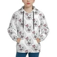 thumbnail image 1 of Sikiie Poodle Dog Youth Hoodie Sweatshirt Pullover Hooded Classic Casual Essentials Hoodiefor Boys Girls Kids -Small, 1 of 6