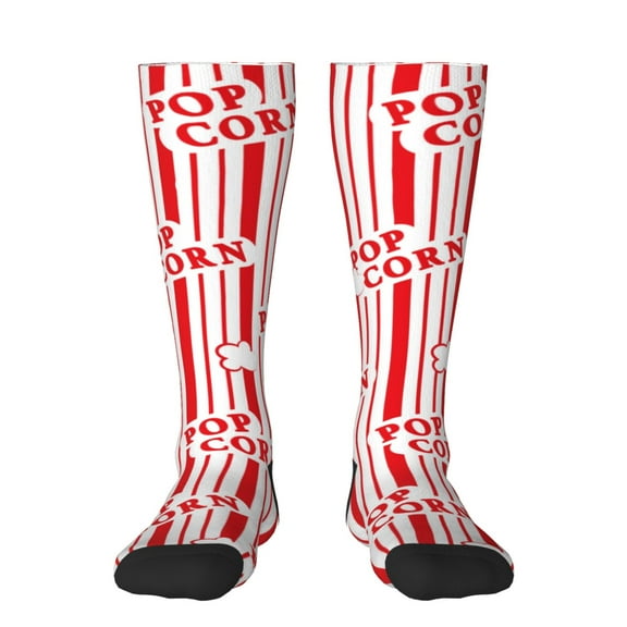 Sikiie Popcorn 1 Knee Socks, High Socks Long Stretchy Sock Women Knee High Stocking, Long Socks for Women