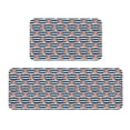thumbnail image 1 of Sikiie Popcorn On Blue Lines Kitchen Mat 2 PCS Cushioned Kitchen Rug, Waterproof Non-Slip Kitchen Mats for Kitchen, Floor Home, Sink, Laundry, 1 of 6