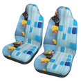 thumbnail image 1 of Sikiie Prague Ratter Dog in Bathtub Car Seat Protector 2 Pack Car Seat Cushion Mat, Car Seat Covers for SUV, Truck, Van, 1 of 7