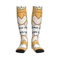 thumbnail image 1 of Sikiie Prince Corgi Dog 1 Pairs Compression Socks for Men and Women 15-20 mmHg Running Support Socks, 1 of 7