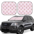 thumbnail image 1 of Sikiie Pug And Donut Print Foldable Car Windshield Sun Visor, Car Window Sunshade Suitable for Sedan, SUV and Truck Car Accessories-Medium, 1 of 6