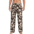 thumbnail image 1 of Sikiie Pug Pajama Pants Men, PJ Bottoms, Sleep & Lounge Pants-Large, 1 of 6