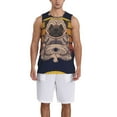 thumbnail image 1 of Sikiie Pug dog Yoga Basketball Jersey Reversible Men's Mesh Athletic Sports Shirts Training Practice S-4XLLarge, 1 of 6