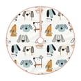 thumbnail image 1 of Sikiie Puppy Nativity Christmas Tree Skirt, Jesus Christian Winter Holiday Tree Mat Decoration(30-48IN)48", 1 of 6