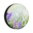 thumbnail image 1 of Sikiie Purple Butterfly On Wild PVC Leather Spare Tire Wheel Cover Spare Tire Cover, for Car Truck SUV Camper Trailer Universal Fit(14-17in)-17 inch, 1 of 6