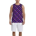 thumbnail image 1 of Sikiie Purple Mardi Gras Basketball Jersey Reversible Men's Mesh Athletic Sports Shirts Training Practice S-4XLMedium, 1 of 6