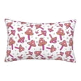 thumbnail image 1 of Sikiie Purple Mushroom Print Plush Pillow Cover, Wrinkle-proof and Stain-resistant Pillow Protector without Pillow Core, Home Decoration-14"x20", 1 of 6