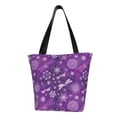thumbnail image 1 of Sikiie Purple Snowflakes Shoulder Bag Casual Hobo Crossbody Tote Bag for Women and Men Large Purse Messenger Bag Travel Work, 1 of 6